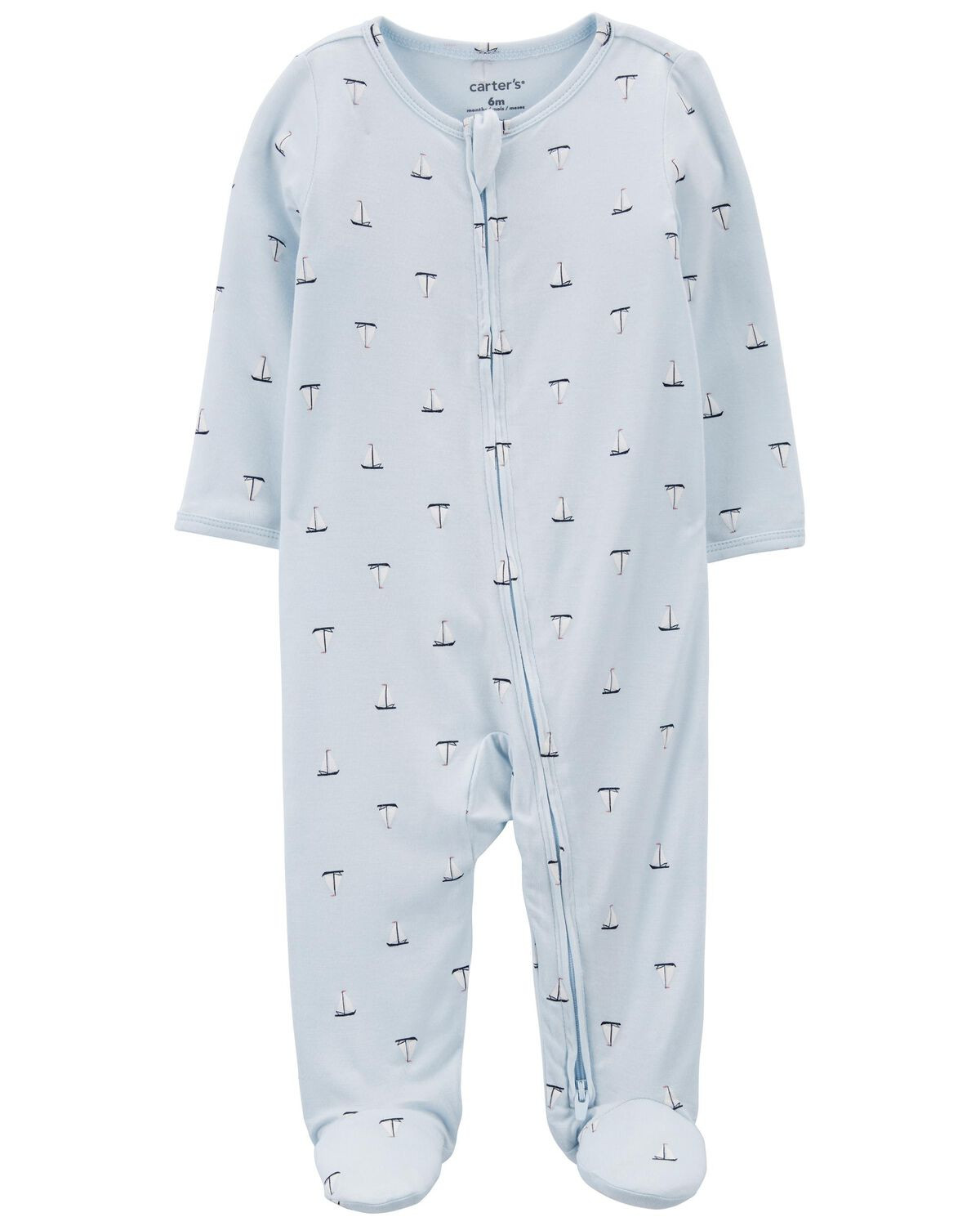 Baby Zip-Up PurelySoft Sleep & Play Pajamas | Carter's