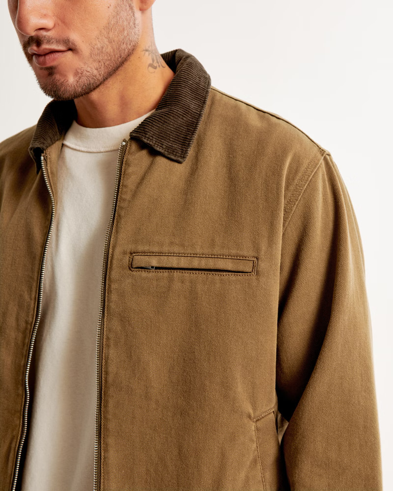 Workwear Lined Jacket | Abercrombie & Fitch (UK)