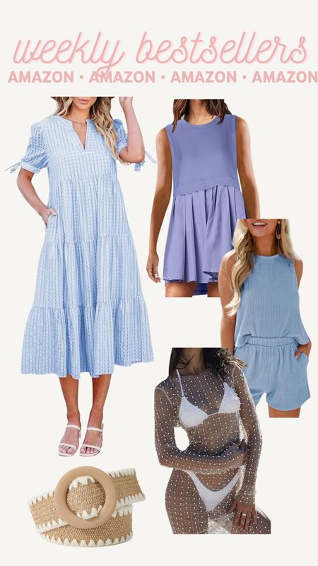 Amazon weekly bestsellers 🏆😍

Amazon bestsellers/ amazon fashion / amazon favorites / summer fashion / summer outfit inspo / cute belt / amazon matching set / amazon dresses 

#LTKStyleTip #LTKSeasonal #LTKFindsUnder50