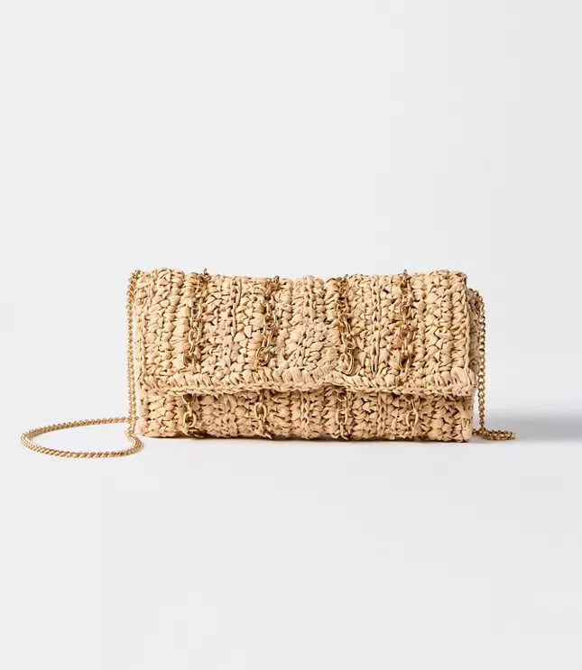 Straw Chain Bag | LOFT