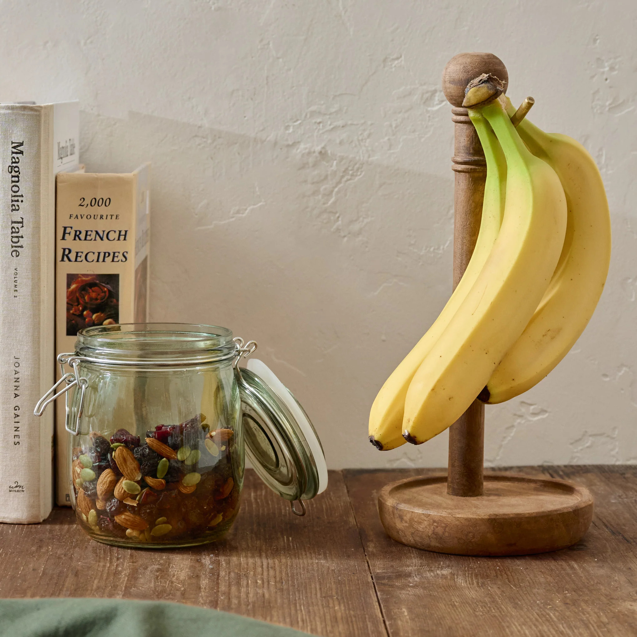 Antiqued Wood Banana Stand | Magnolia