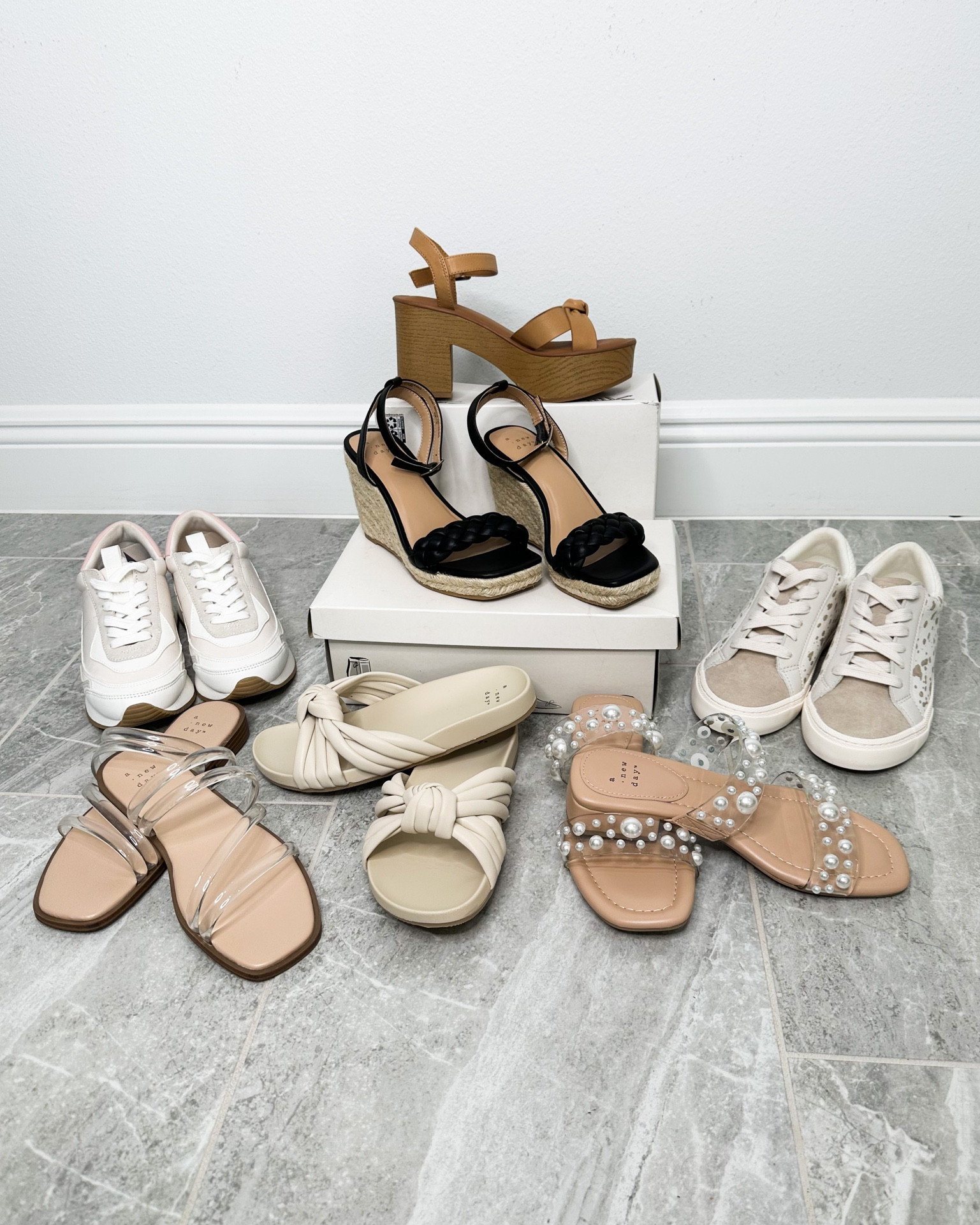 NEW Target shoes for Spring and Summer. All true to size. From sneakers, to pool shoes, to sandals to heels…target has all the styles to cover your feet! 

#LTKunder50 #LTKstyletip #LTKFind