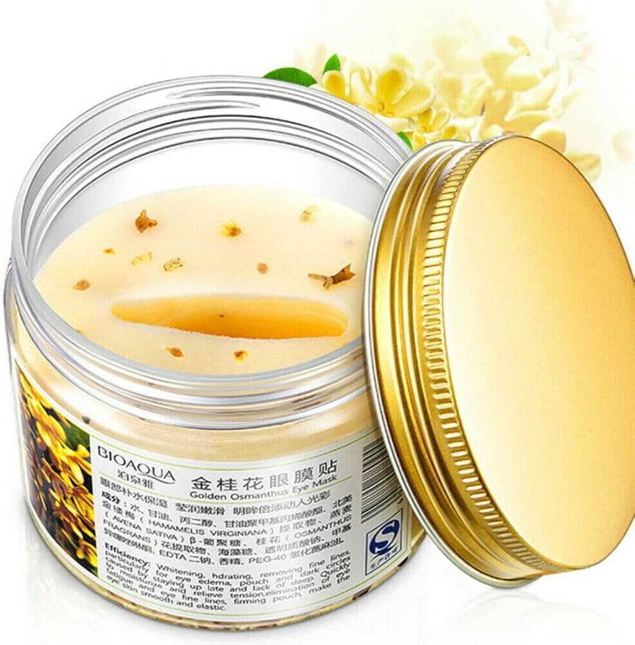 BIOAQUA Gold Osmanthus Lemon Eye Mask 80 Pcs Women Collagen Gel Protein Nourishing | Amazon (US)