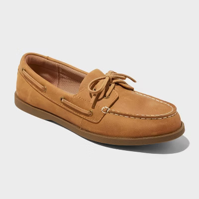 Men's Bennett Genuine Leather Loafers with Memory Foam Insole - Goodfellow & Co™ Cognac | Target