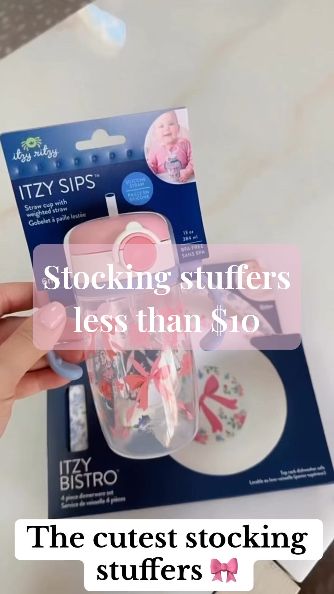 How cute is the bow print on this sippy cup and dinner set?! Such a sweet stocking stuffer for baby girls or toddlers!

#LTKGiftGuide #LTKHoliday #LTKBaby