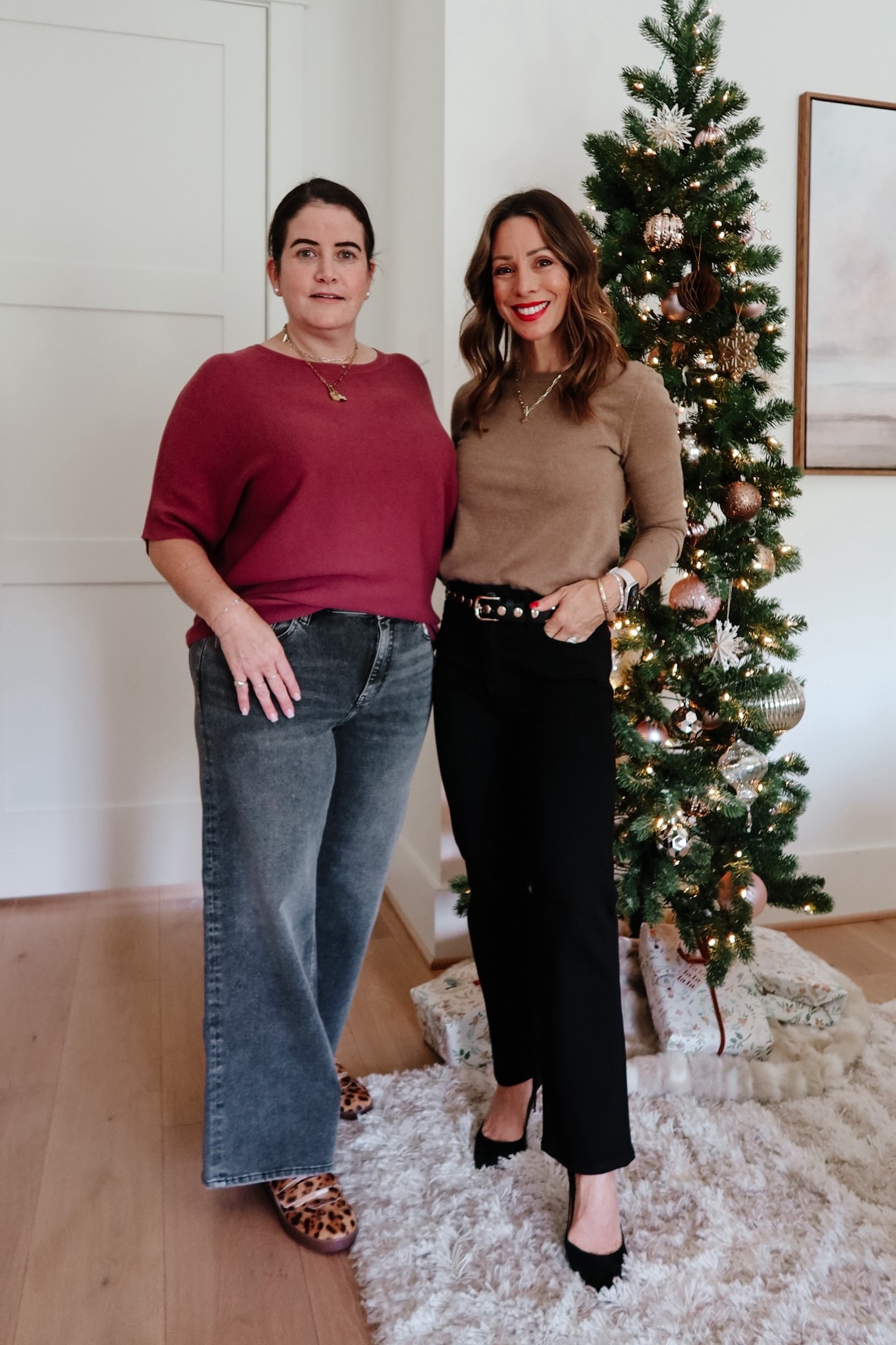 Style a Friend with Ali-Shaun! 

Ali-Shaun | Top Fit: Medium | Jeans Fit: 30 
Megan | Top Fit: X-Small | Pants Fit: 24

#LTKFindsUnder100 #LTKSeasonal #LTKHoliday