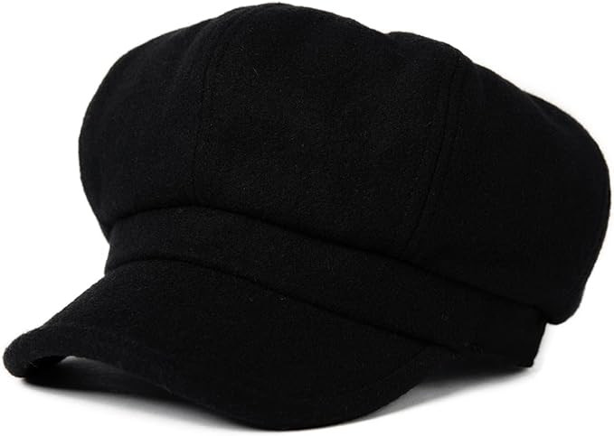 Comhats Womens Merino Fashion Newsboy Hats Wool Visor Beret Cabbie Cap Ladies | Amazon (US)