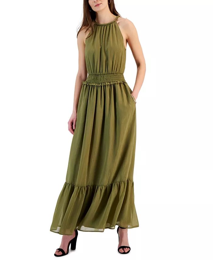 Women's Halter Maxi Dress, Created for Macy's | Macys (US)