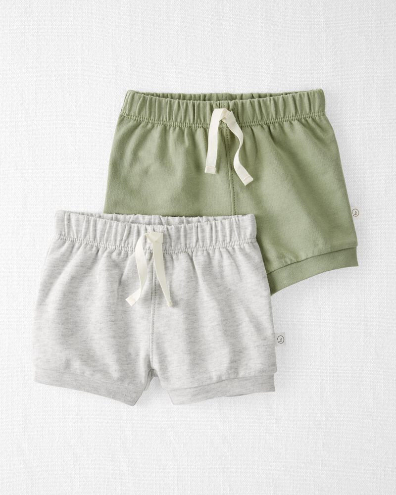 2-Pack Organic Cotton Shorts | Carter's