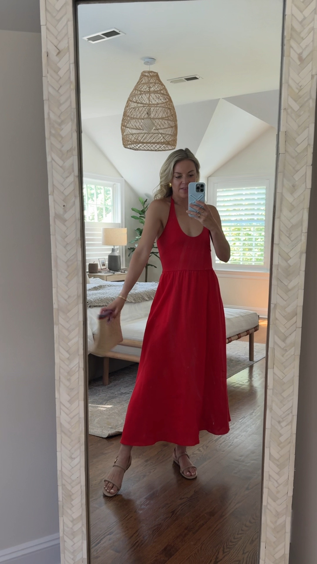 Dress now an extra 40% off and also comes in white. I’m 5’5 wearing an XS/2. Sandals fit tts

#LTKSaleAlert