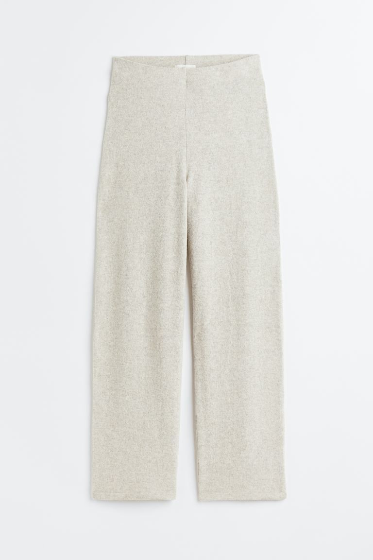Brushed jersey trousers | H&M (US + CA)