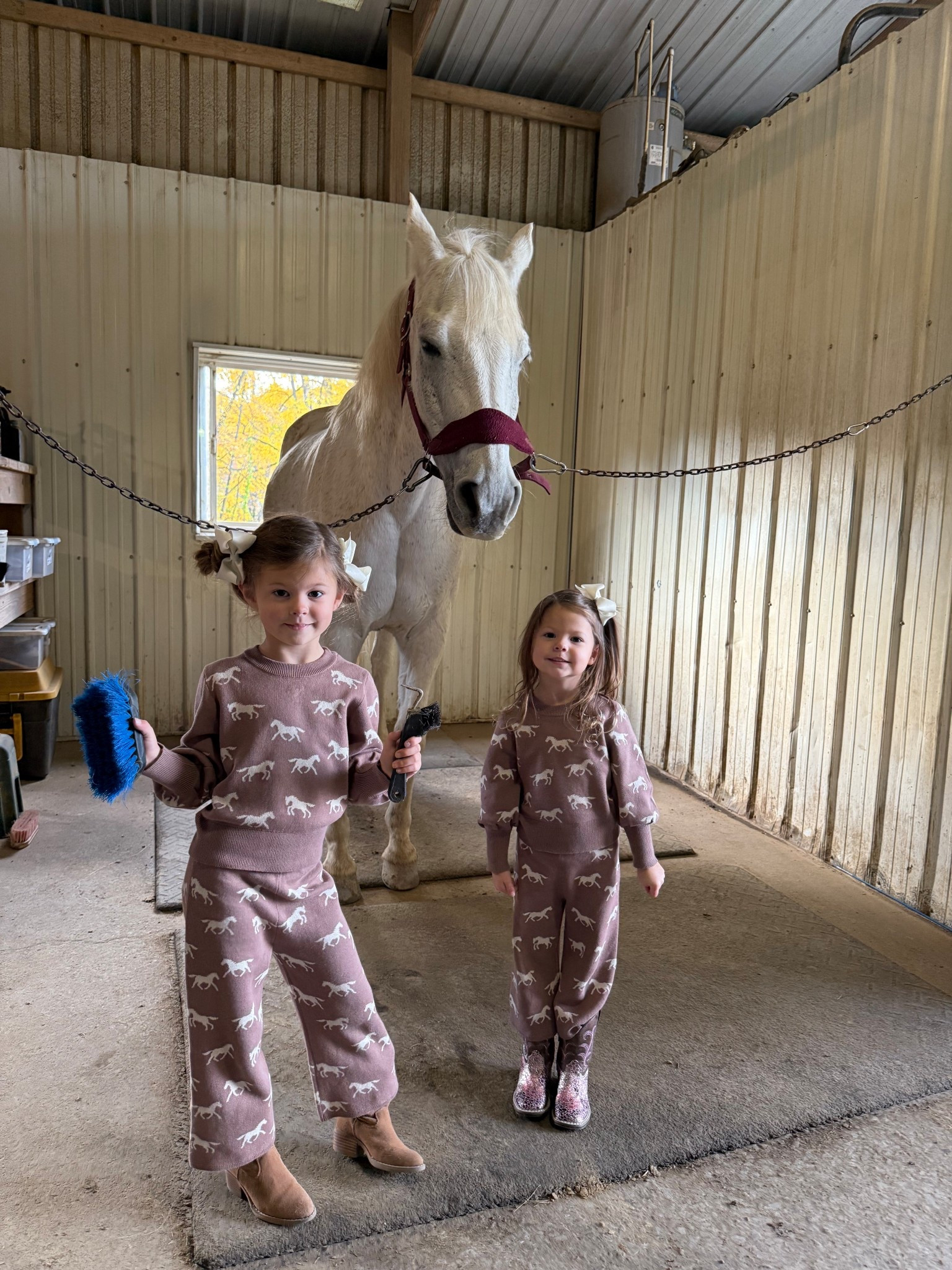 Girls horse outfit. Toddler outfit. Horses. Girls fashion  