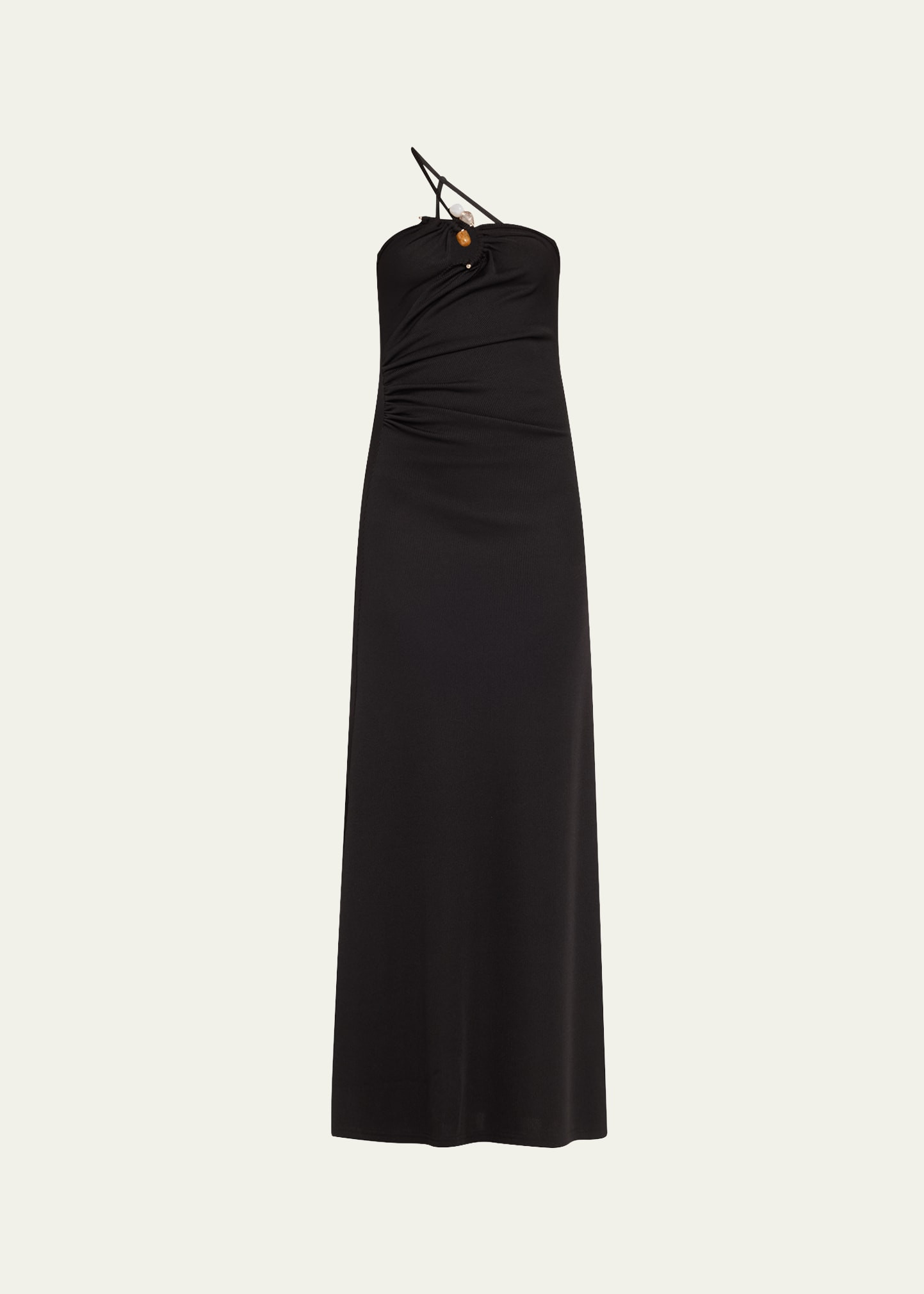 Christopher Esber Concave Stone One-Shoulder Cami Maxi Dress | Bergdorf Goodman