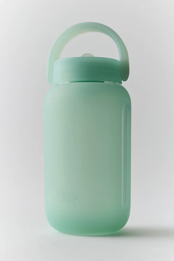 Bink Mini 17 oz Glass Water Bottle in Jellies Green at Urban Outfitters | Urban Outfitters (US and RoW)