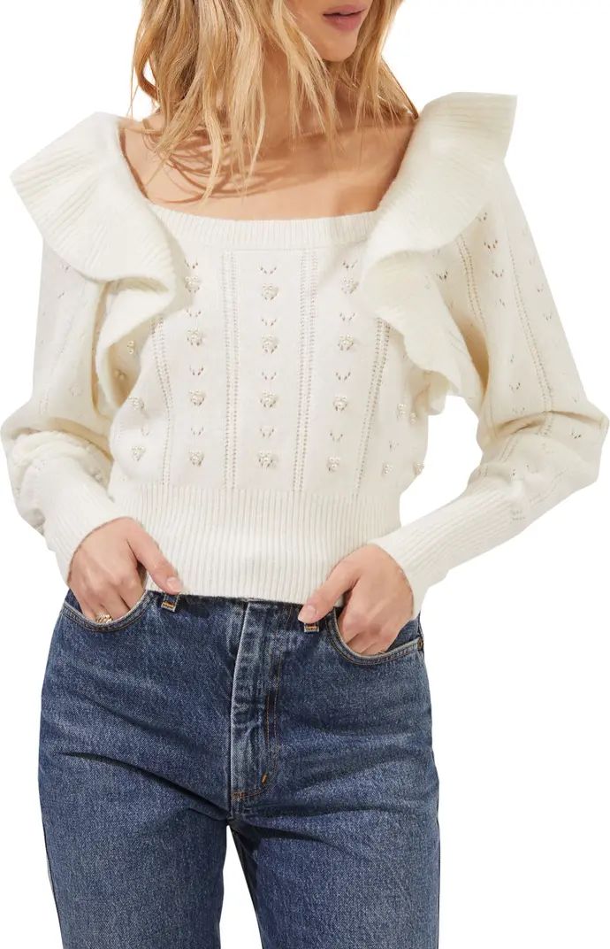 Cabot Ruffle Sweater | Nordstrom