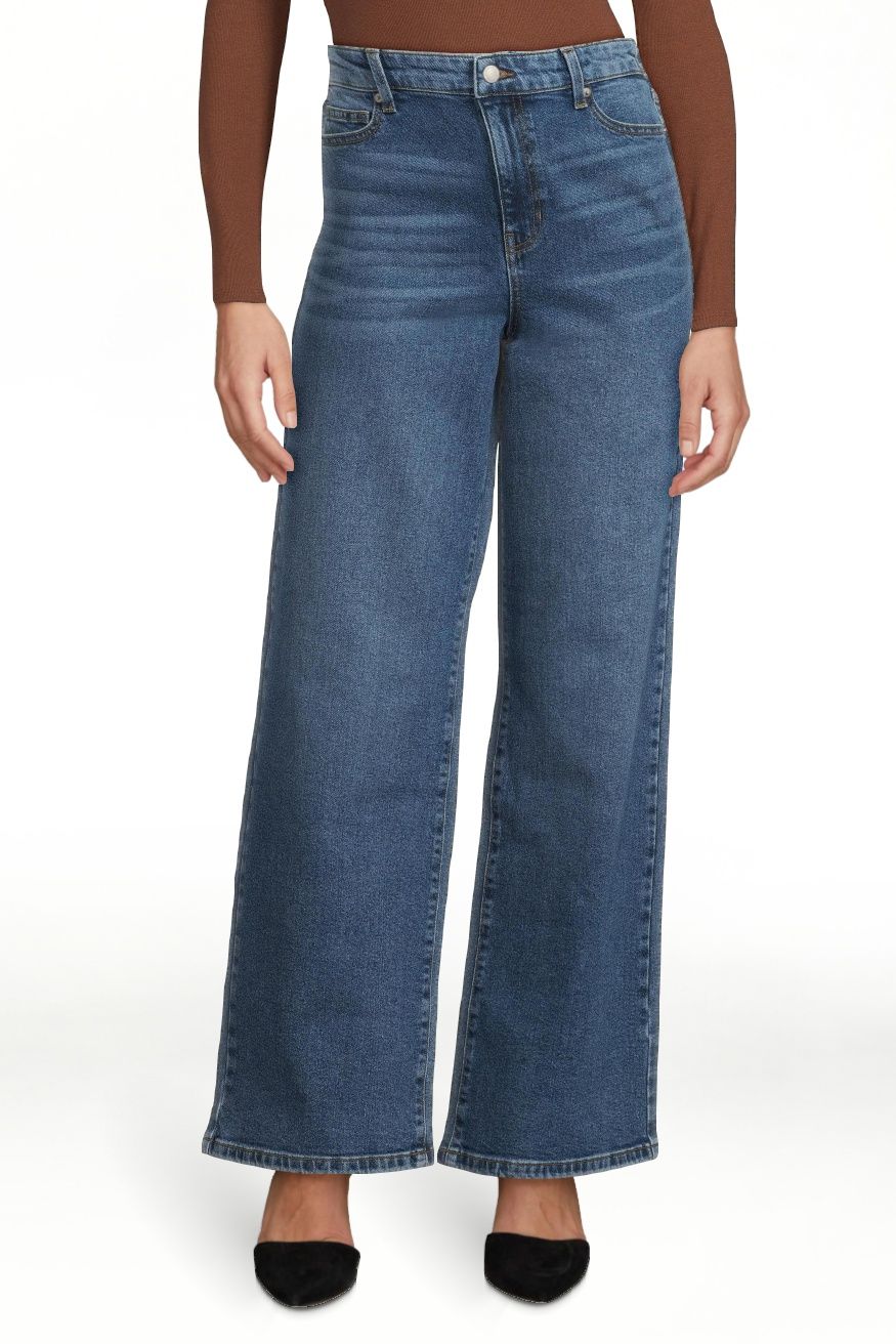 No Boundaries High Rise Baggy Wide Leg Jeans, 32" Inseam, Women's | Walmart (US)