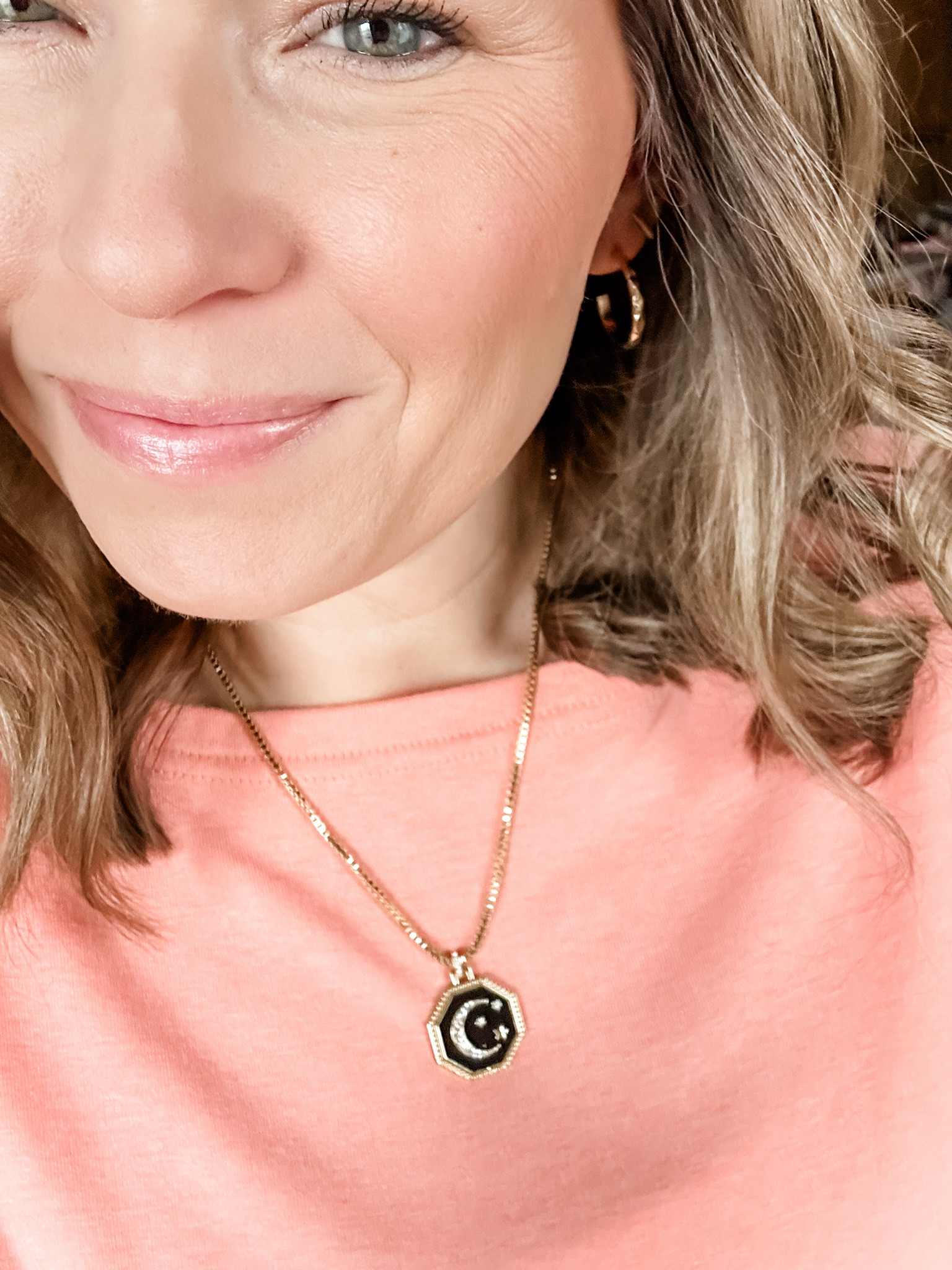 Close up of this necklace! It’s gorgeous, reversible to a white design, and adjustable length!!! 

#LTKStyleTip #LTKOver40