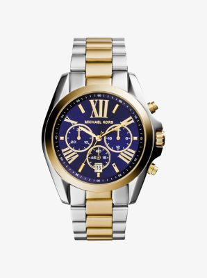 Oversized Bradshaw Two-Tone Watch | Michael Kors (UK)