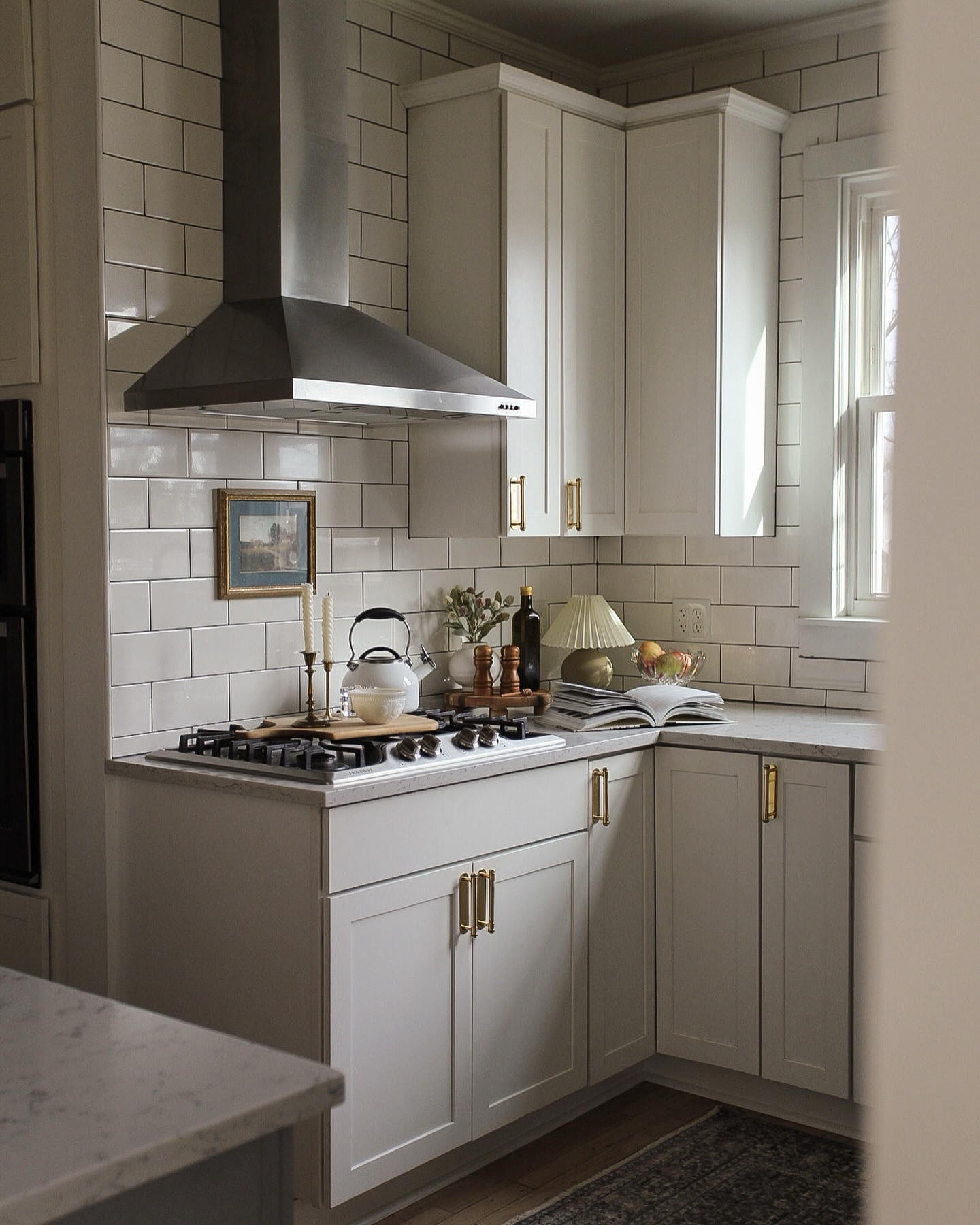 There’s no place like a kitchen! So much happens in this section of the home. It’s amazing how the place where things are made, created, and consumed can hold so much meaning in the grand scheme of it all. 

It truly holds the most memories for so many of us. It doesn’t matter the size, or the aesthetic …. Kitchens are filled with so much joy! 

For reference, our kitchen is a 10x10 …. So rather… small but it doesn’t stop us from hosting, gathering or creating! On the blog (and LTK) I’ve linked my fixtures and finishes for this space! LINK IN BIO!

#kindredhomestead #khathome #khinteriors #kindredinteriors #khinteriordesign #ildesigner 

-

interior design | interior designer | interiors | better home and garden home | moody | cozy | collected home | vintage modern home | thrifted | mixing old and new | transitional | classic | elegant home | cottage |  modern cottage | european modern | home styling | home design | inspire | inspirational