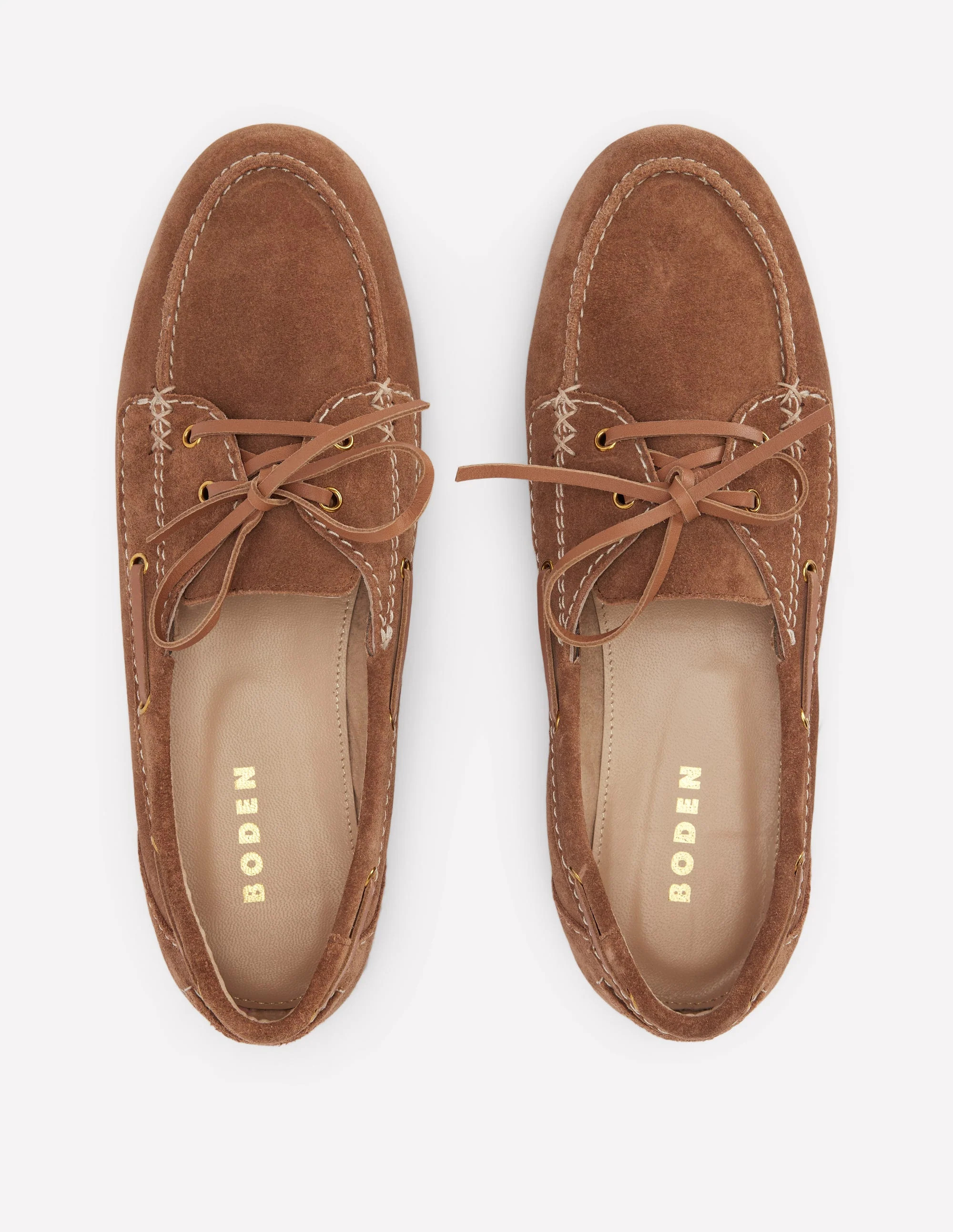 Boat Shoes-Tan | Boden (US)