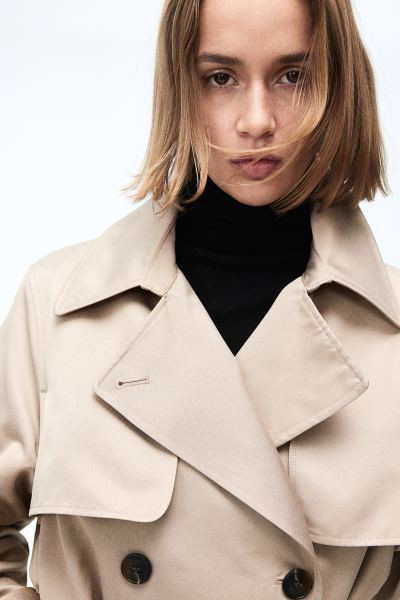 Double-breasted Twill Trench Coat | H&M (US + CA)