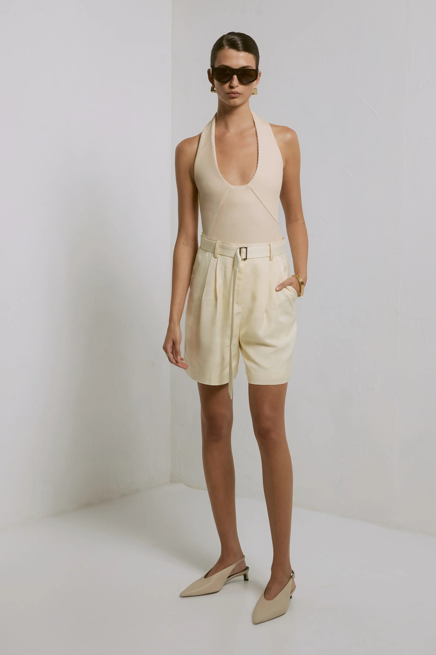 Seneca Short IN YELLOW | SHORTS | VIKTORIA & WOODS | Viktoria & Woods