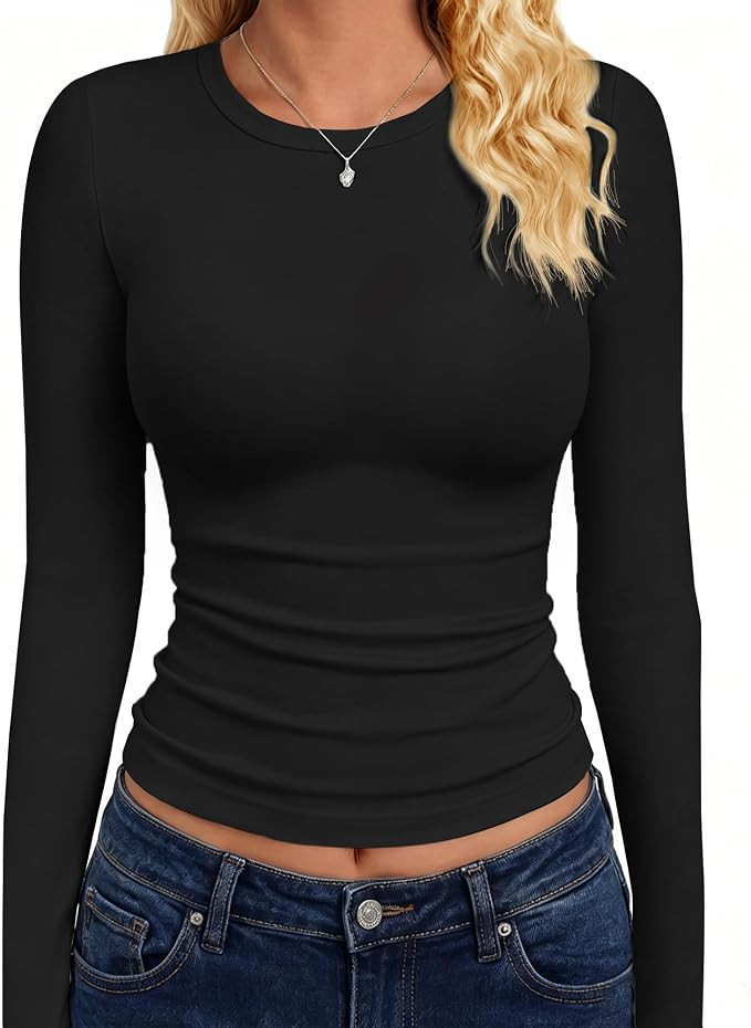GAYHAY Long Sleeve Shirts for Women Tops Fitted Clothes Fall Fashion 2026 | Amazon (US)