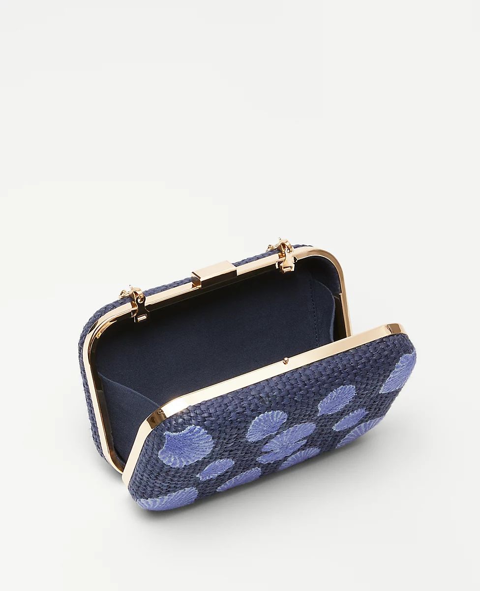 Seashell Hard Shell Clutch | Ann Taylor (US)