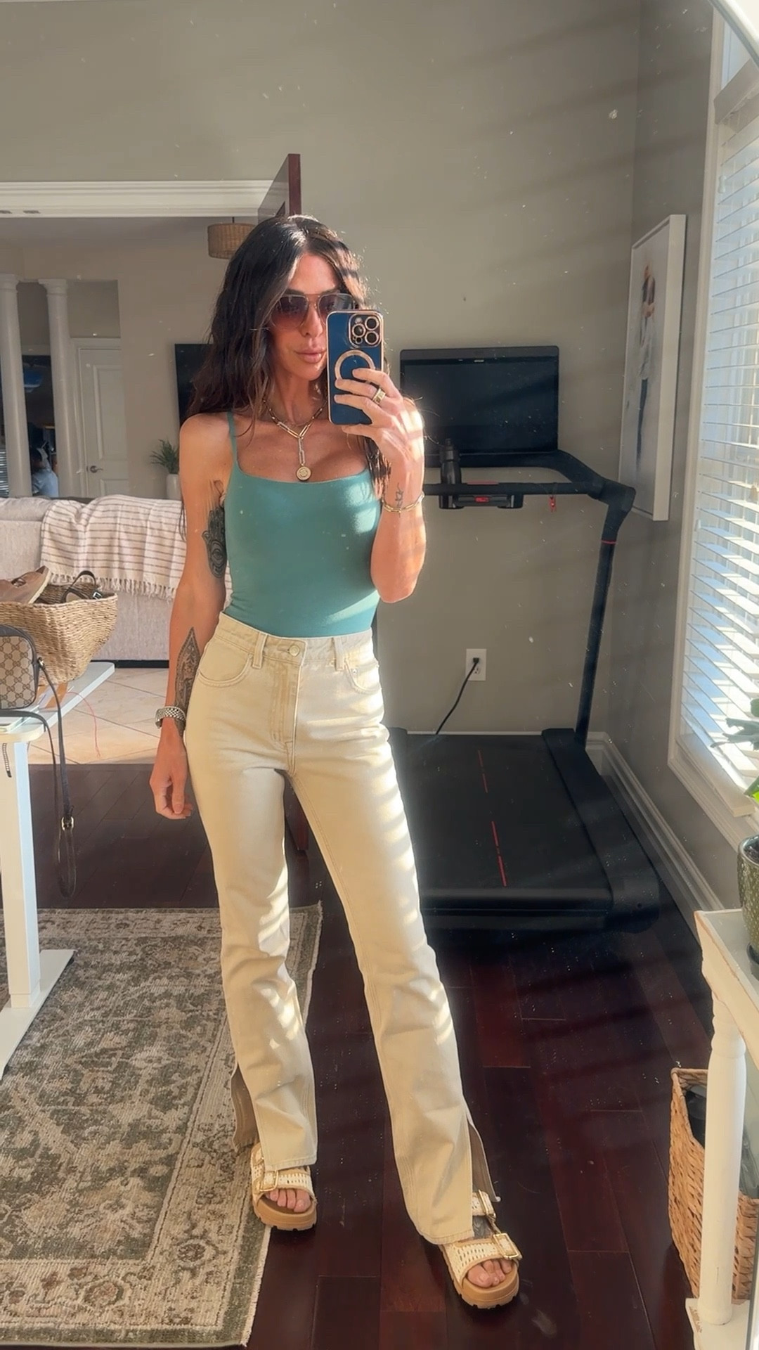 Easy neutrals with a pop of color 🤍 Loving these split-hem GRLFRND jeans paired with this perfect-fit Abercrombie bodysuit. Elevated but effortless.

#LTKSeasonal #LTKU #LTKStyleTip