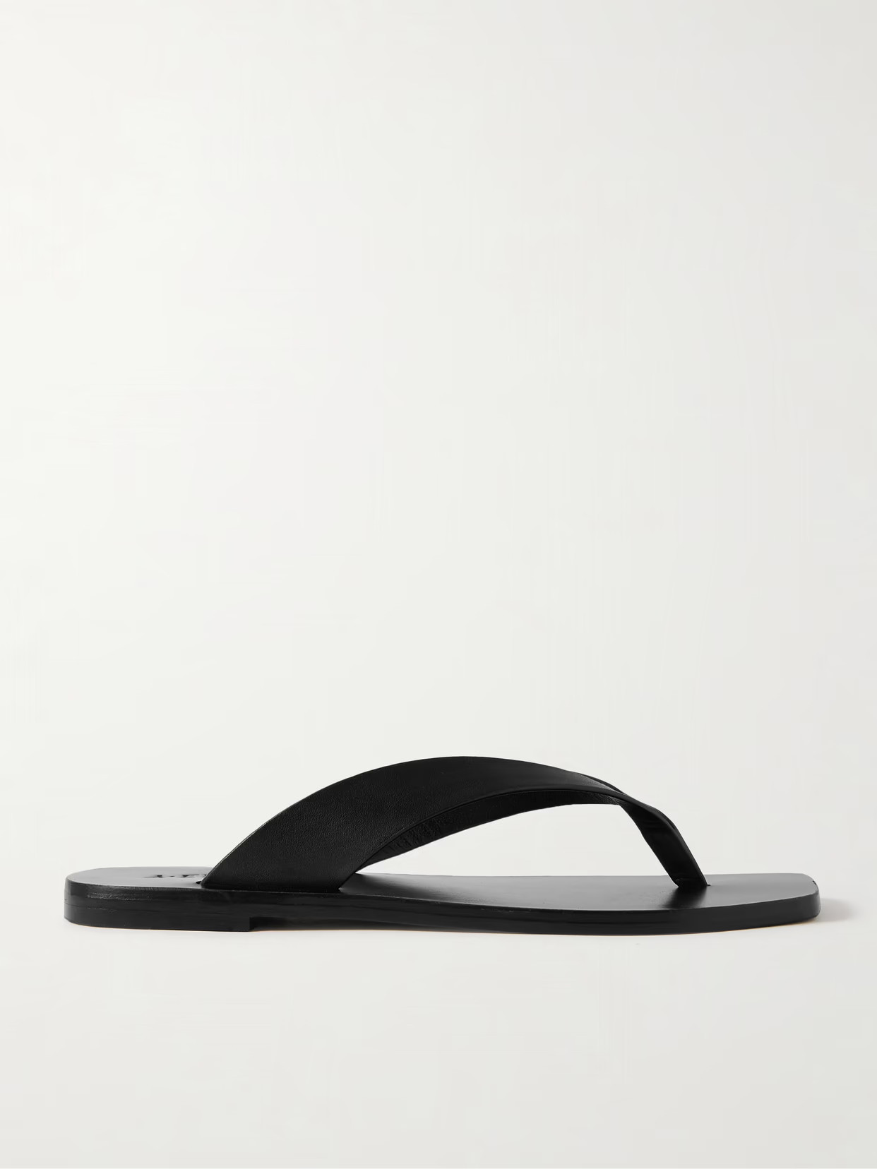 A Emery - Kinto Leather Flip Flops - Black | NET-A-PORTER (US)