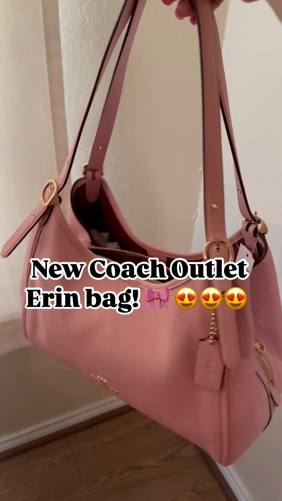 Obsessed with this new Coach Erin shoulder bag! 🎀😍 The maple color is so nice too! 

#LTKSaleAlert #LTKItBag #LTKSeasonal