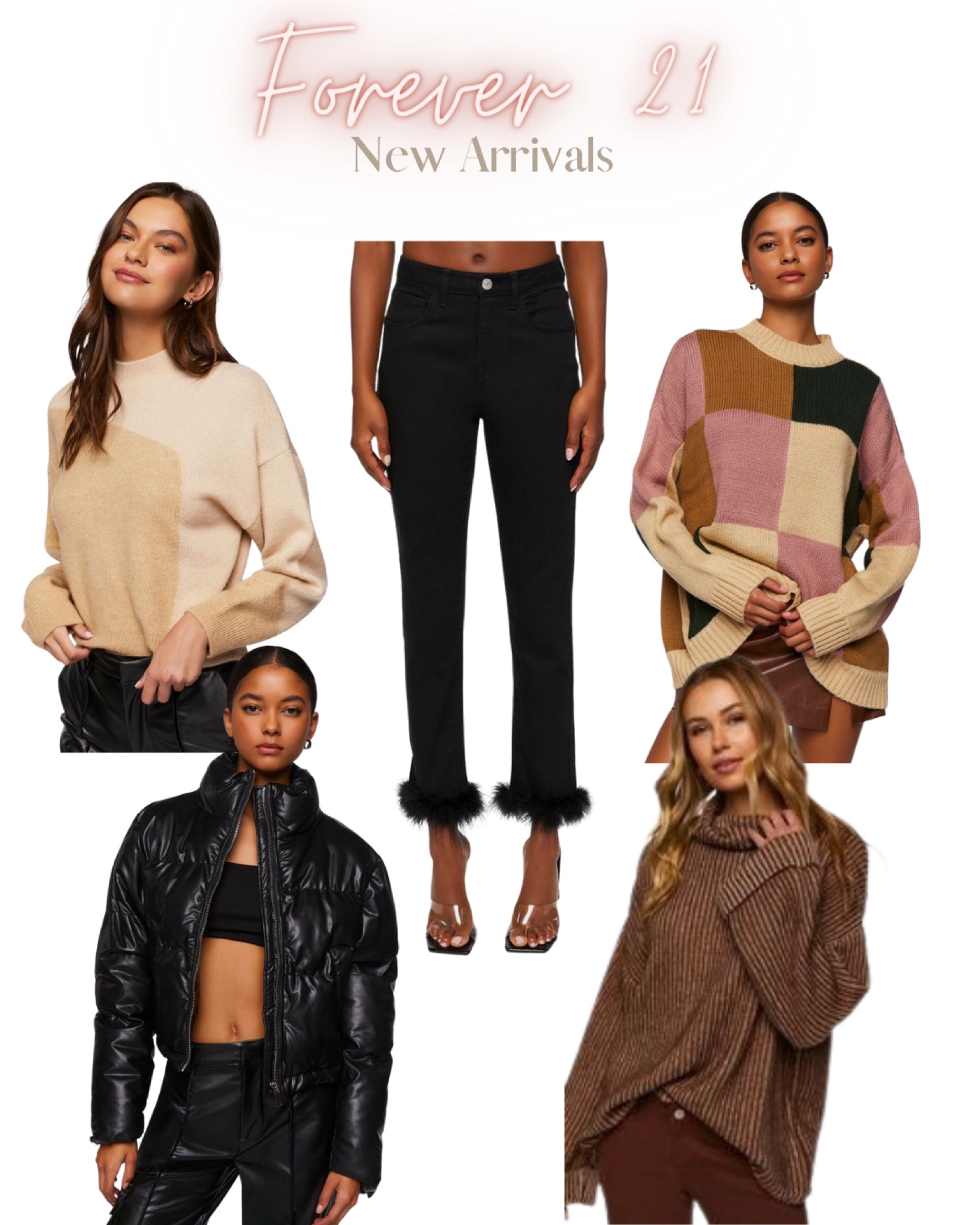 Forever 21 New Fall/Winter Fashion, Sweaters, Denim, Jackets
#LTKSeasonal
#LTKSaleAlert
#LTKunder50

#LTKsalealert #LTKstyletip #LTKSeasonal