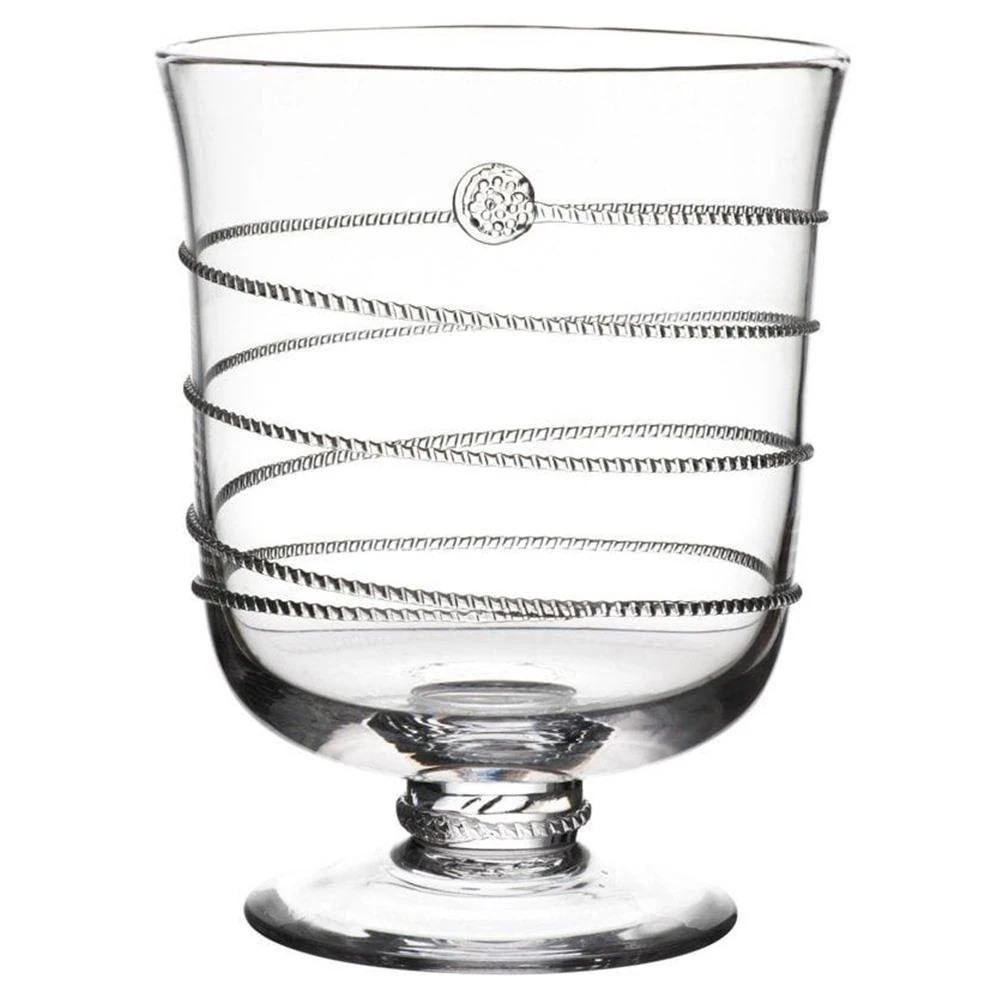Juliska Amalia French Country Clear Bohemian Glass Hurricane Candleholder | Kathy Kuo Home