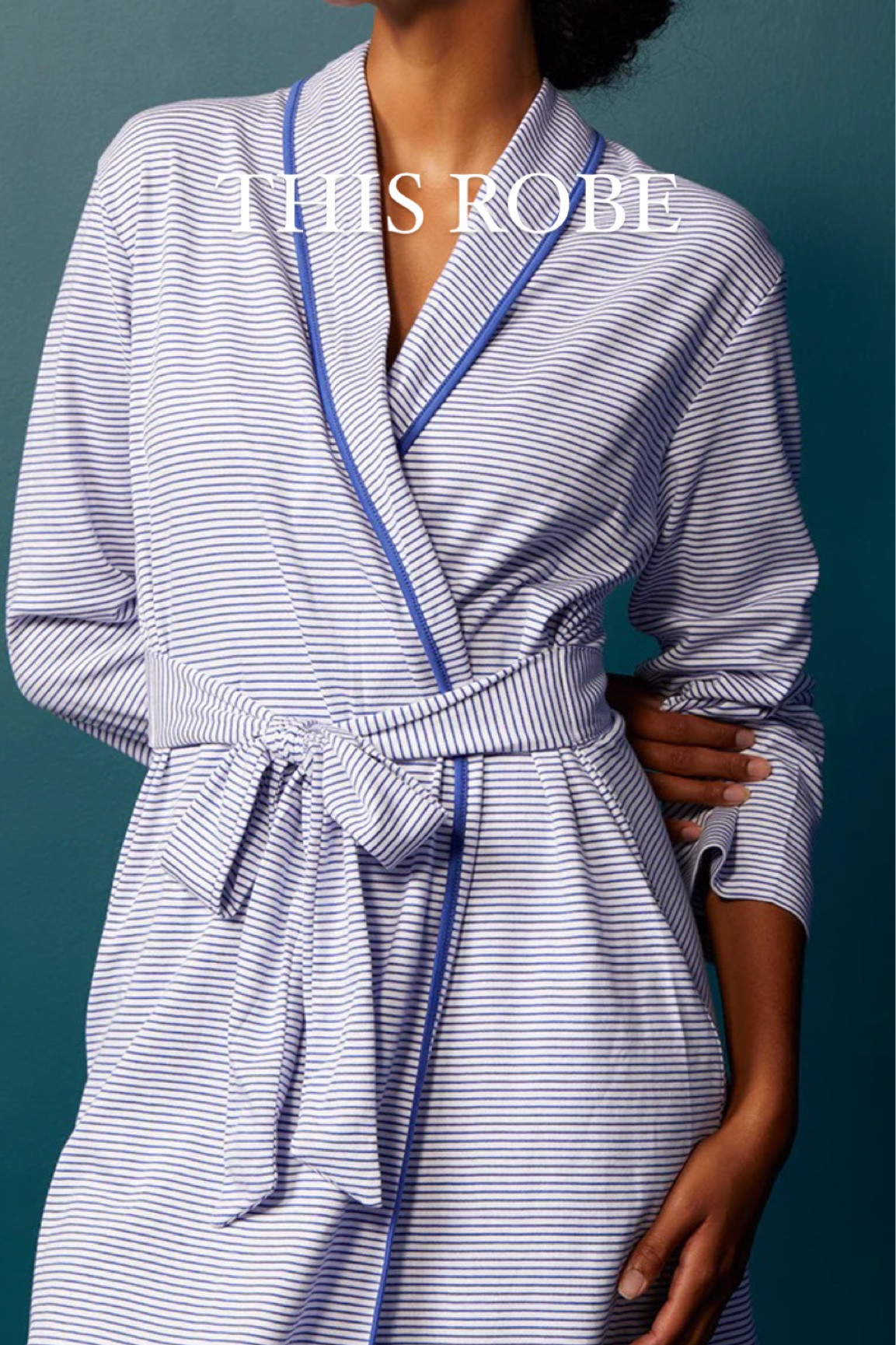 This robe was a gift - super soft and perfect for Mother’s Day or for no reason at all just to treat yourself :)
