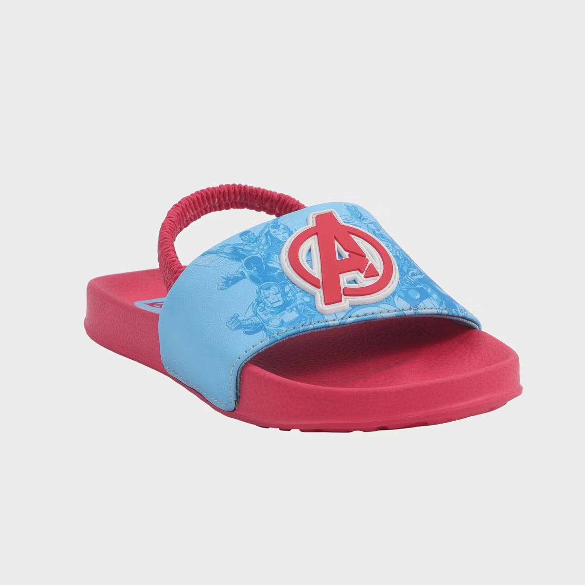 Boys' The Avengers Slide Sandals - Blue | Target