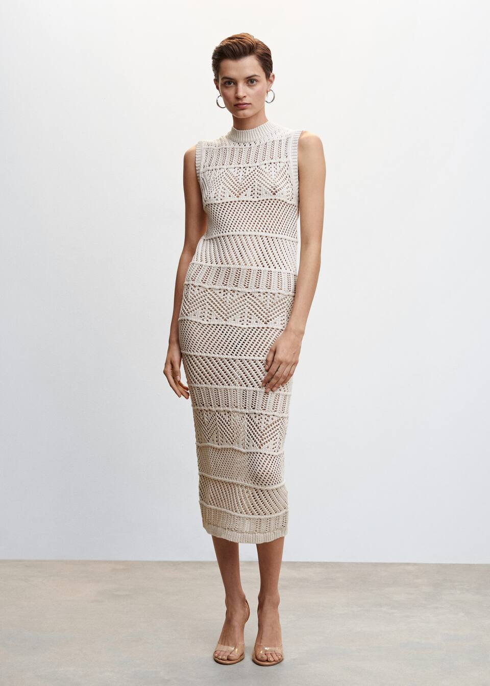 Knit openwork sweater | MANGO (US)