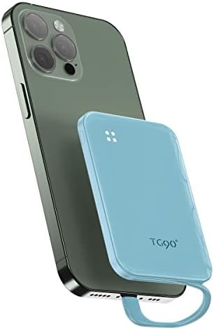 TG90 Mini Power Bank with Built-in Cable, 4500mah Compact Portable Charger External Battery Pack ... | Amazon (US)