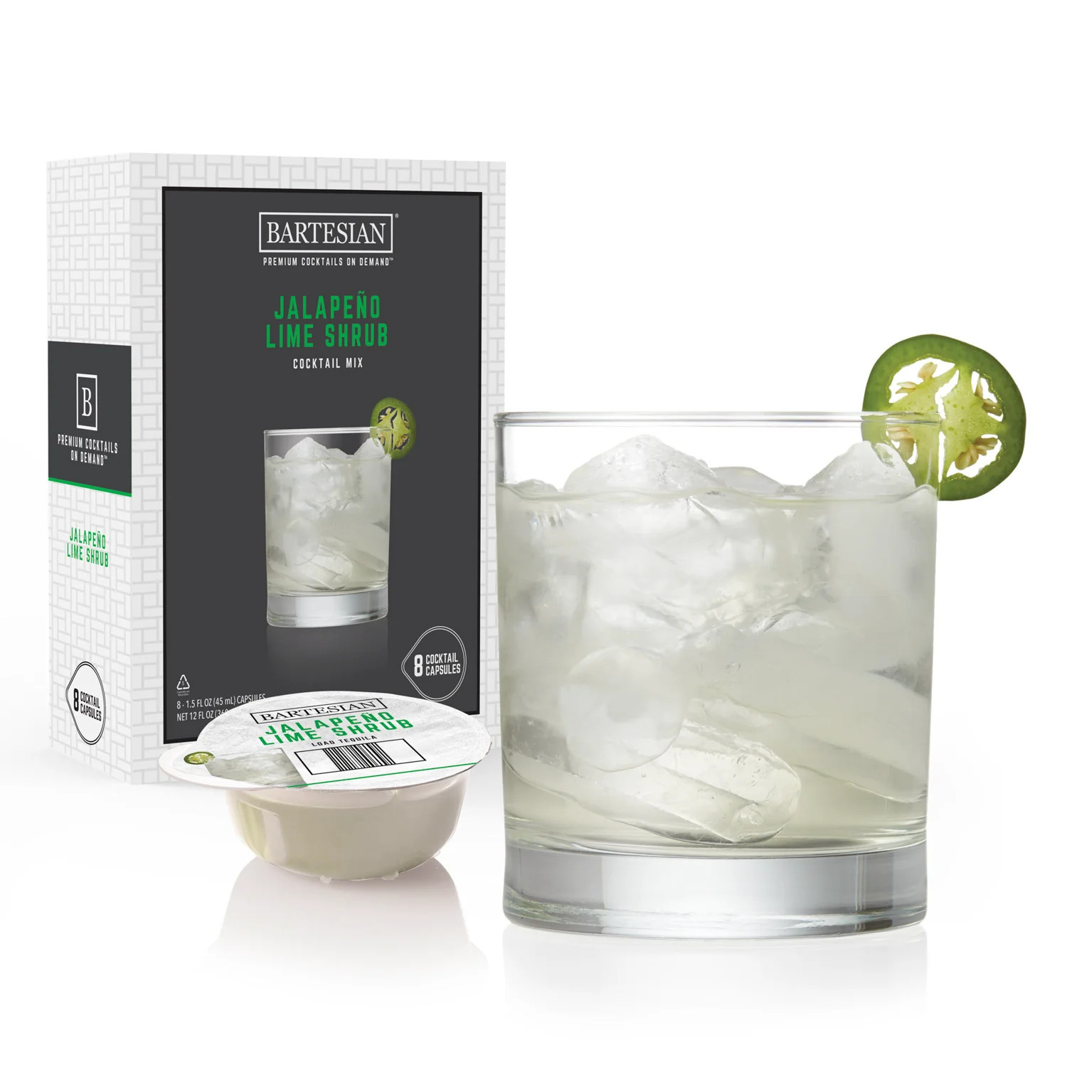 Spicy Jalapeno Lime Shrub Cocktails | Bartesian | Bartesian