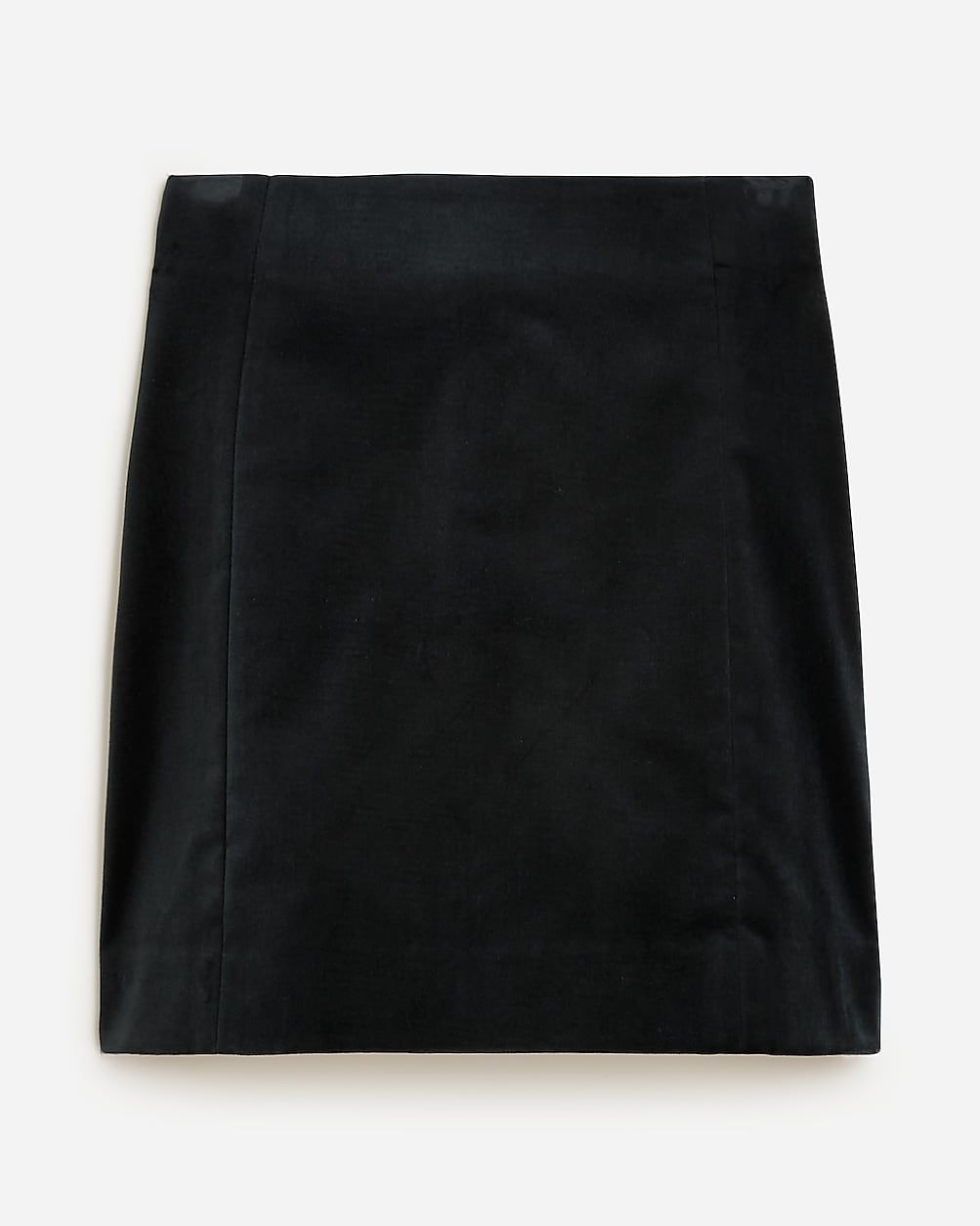 A-line mini skirt in stretch velvet | J.Crew US