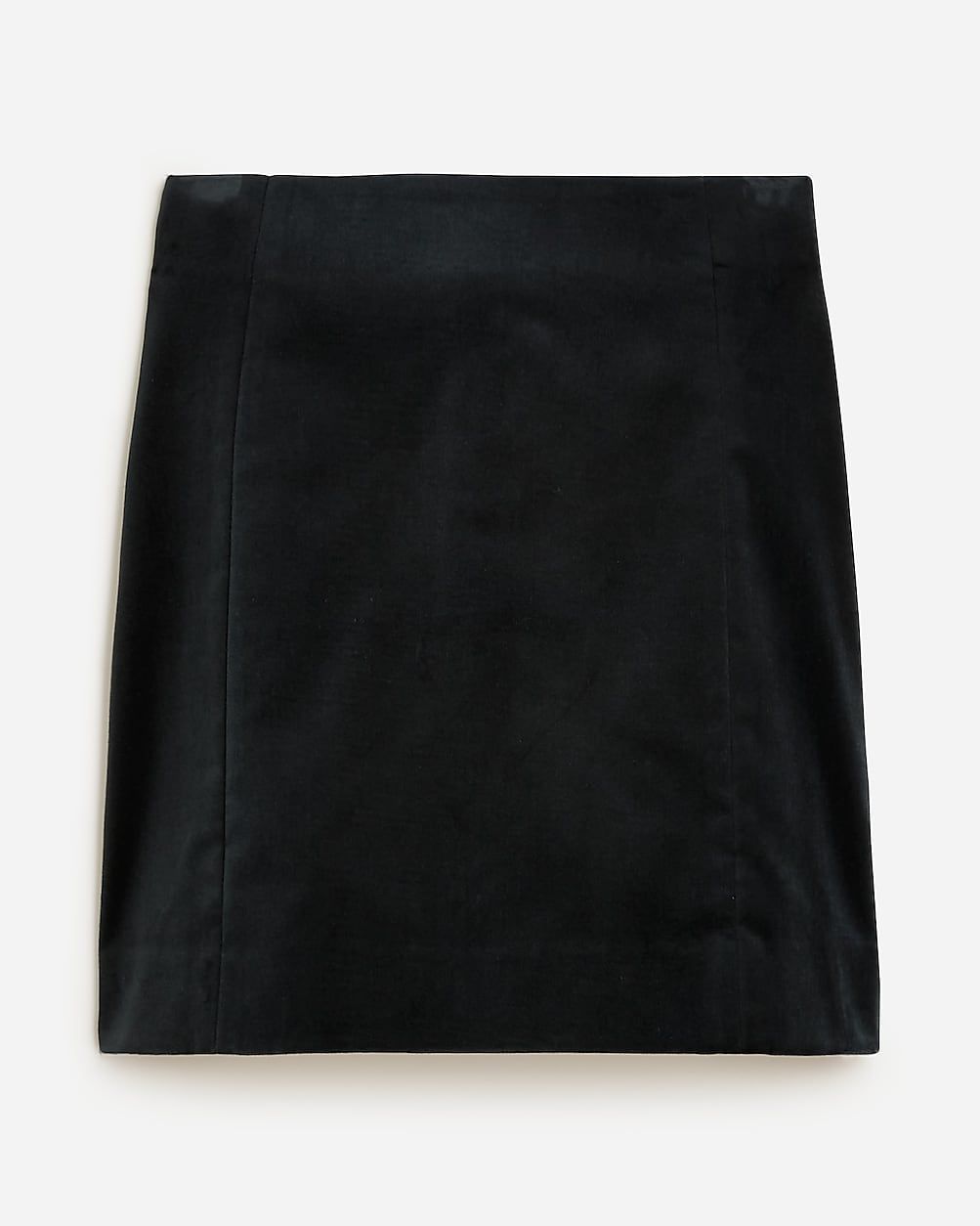A-line mini skirt in stretch velvet | J.Crew US