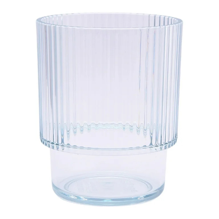Better Homes & Gardens 14-Ounce Tritan Short Ribbed Tumbler, Clear | Walmart (US)