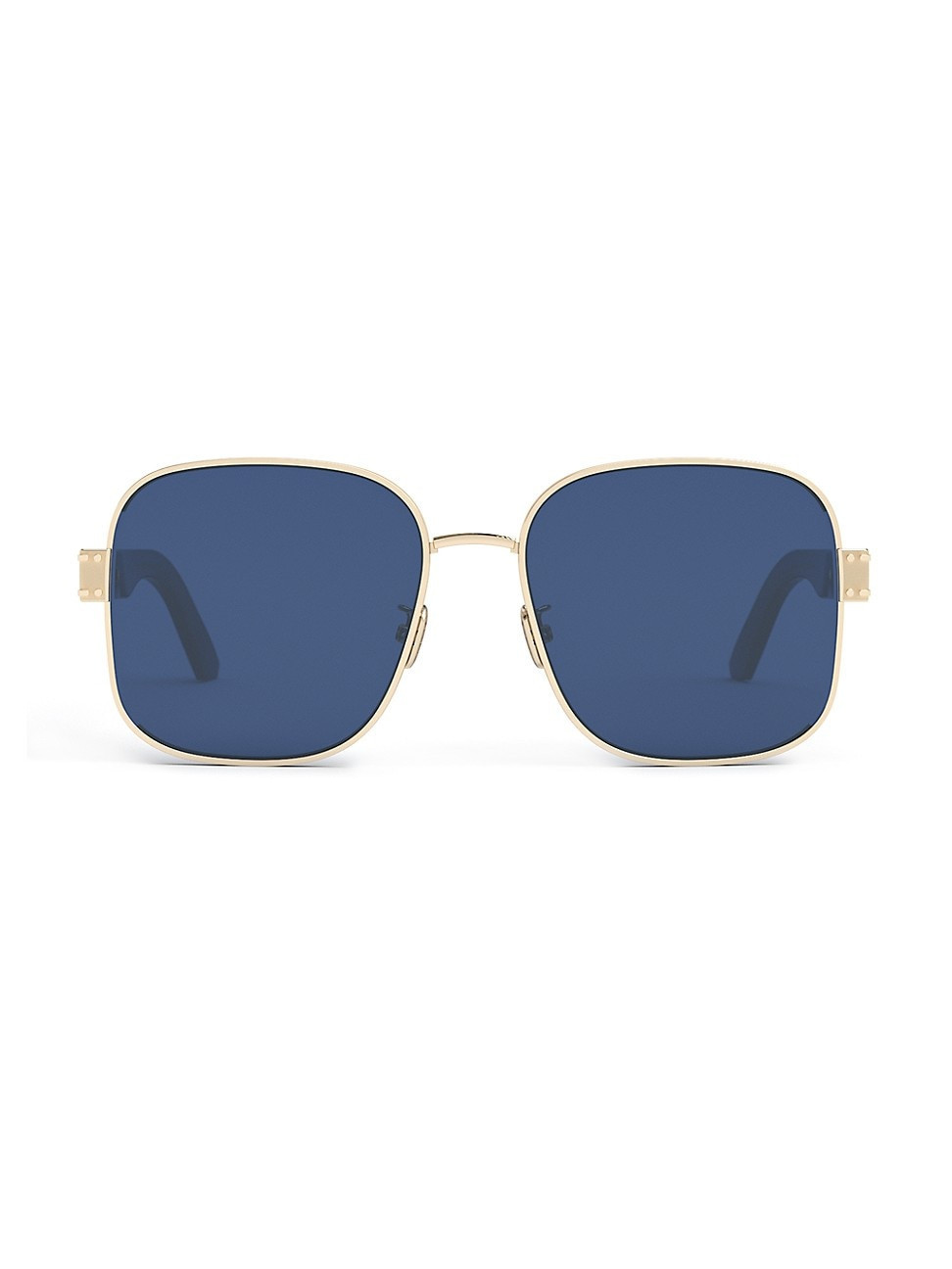 Women's DiorSignatureO S5U 60MM Square Sunglasses - Shiny Gold Blue | Saks Fifth Avenue