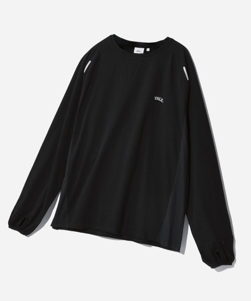 RUNNING MESH MIXED GEAR LS BLACK | Musinsa Global