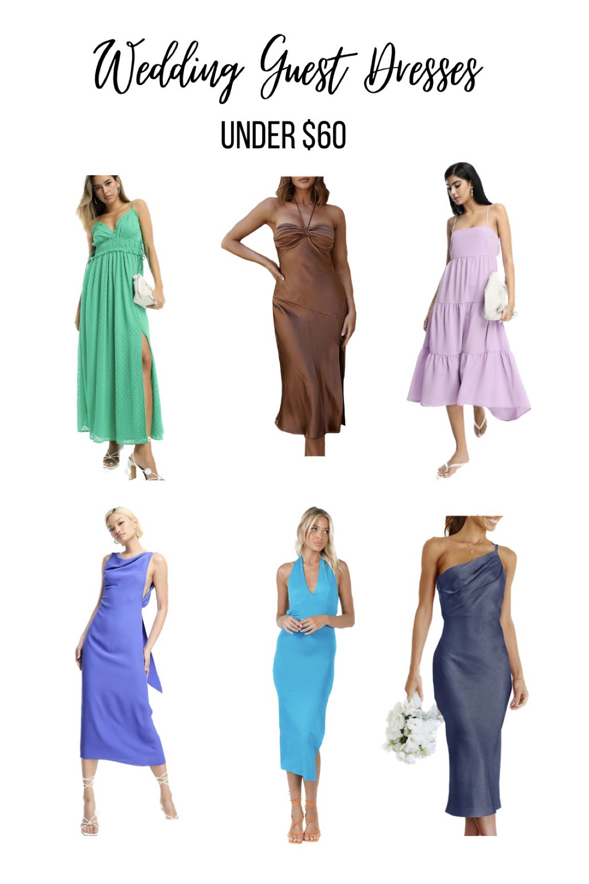 Wedding guest dress, wedding guest dress ideas, summer wedding, summer dress, spring dress, event dress, satin dress, maxi dress

#LTKwedding #LTKunder50 #LTKFind