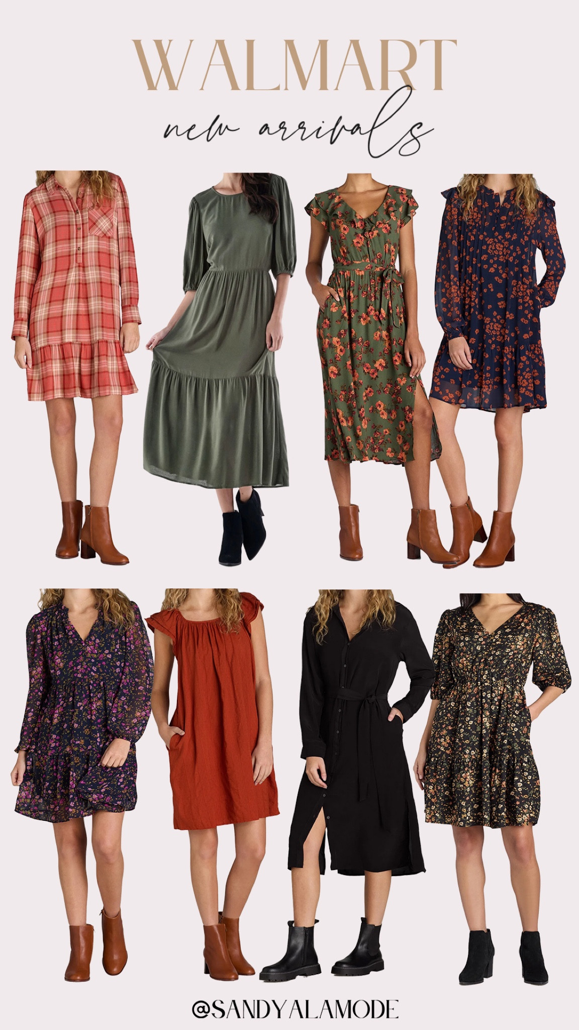 Walmart new arrivals | Walmart fashion | Walmart fall dress | Walmart plaid dress | Walmart floral dress 

#LTKFindsUnder100 #LTKStyleTip #LTKSeasonal