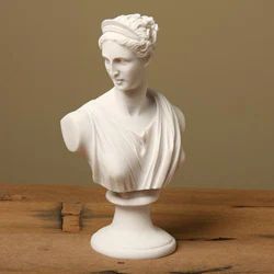 White Bonded Marble Diana Classical Bust | Bed Bath & Beyond