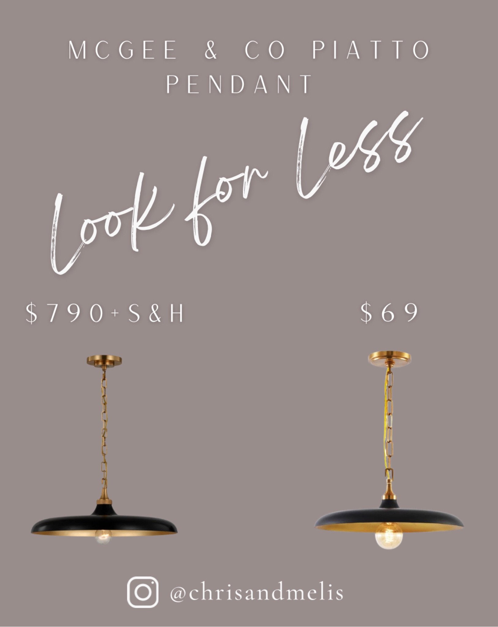 McGee & Co Piatto pendant! Original and a look for less option that’s under $70!

#LTKfindsunder100 #LTKsalealert #LTKhome