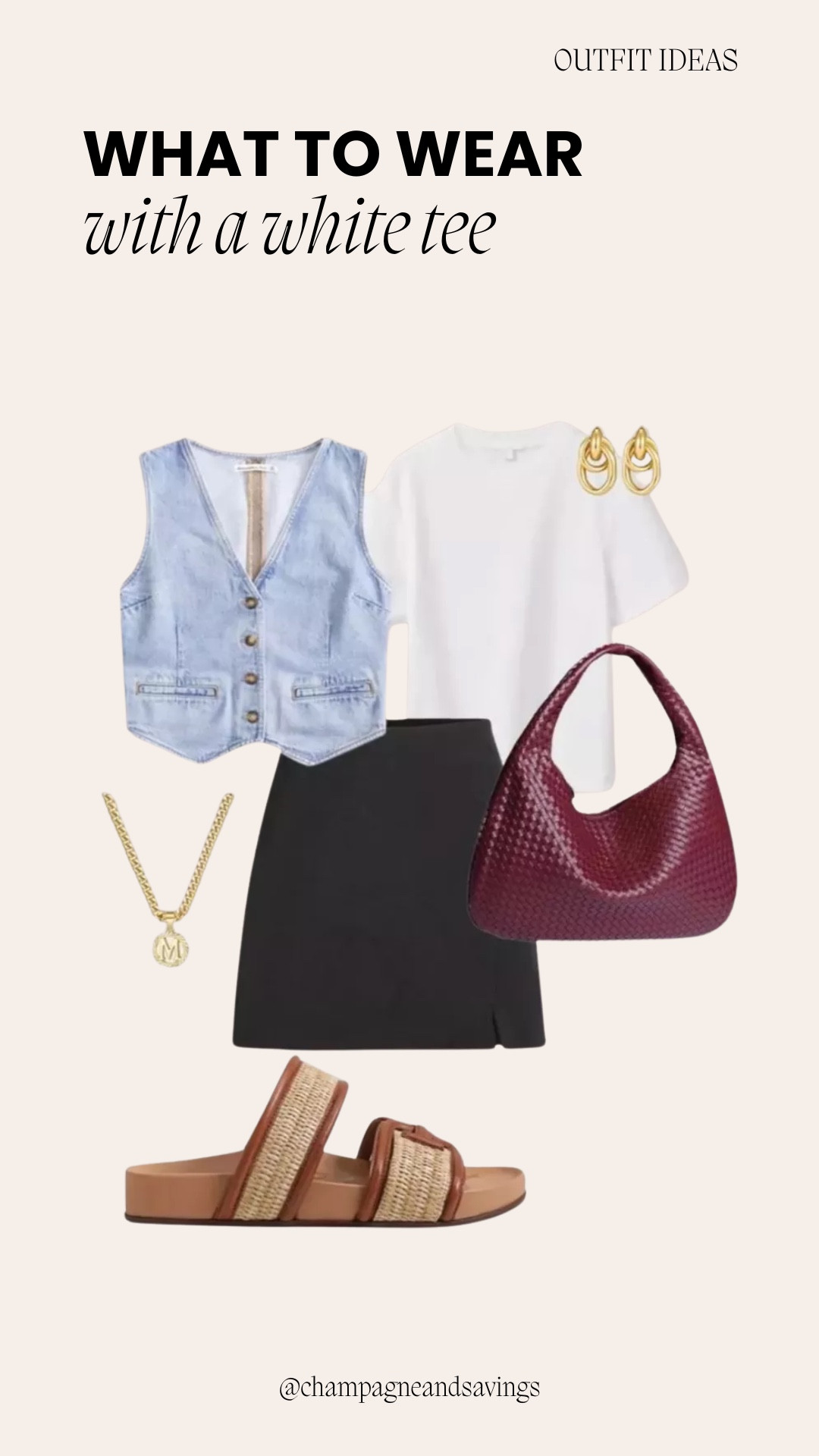 White tee outfit

#LTKootd