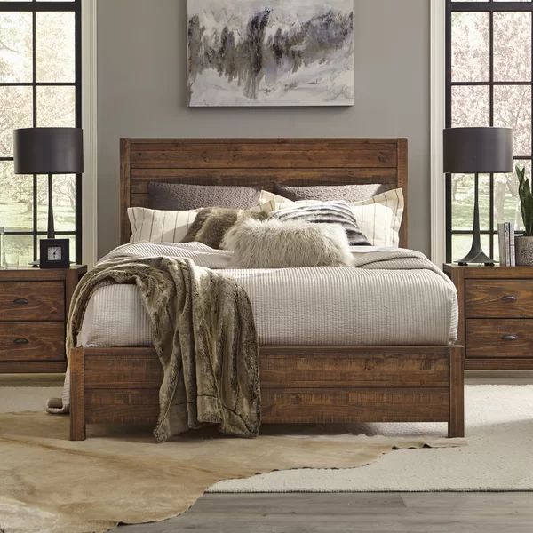 Montauk Solid Wood Bed: wood | Wayfair North America