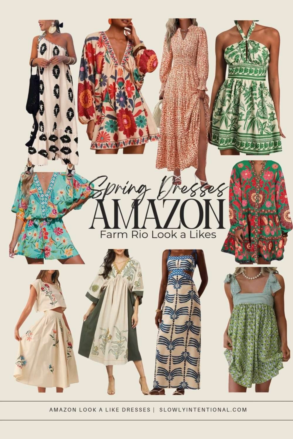 Elevate your spring wardrobe with these stunning Amazon decor finds and Amazon finds that deliver the look of Farm Rio without the high price tag! I am obsessed with how cute these dresses are and at a fraction of the price.  You can easily achieve a cozy aesthetic or a vibrant maximalist look with these affordable, high-quality pieces! Farm Rio, amazon finds, walmart finds, spring dresses, spring outfits, easter dresses, easter outfit, dresses for mom, dopamine decor 

 

#LTKOver40 #LTKSpringSale